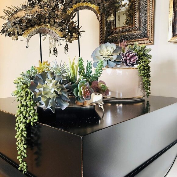 Artificial Succulents - 15 Pack - Premium Unpotted Artificial and Realistic Text - Picture 5 of 9